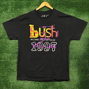 Bush Razorblade Suitcase 1997 Rock Band T-Shirt Size Extra Large